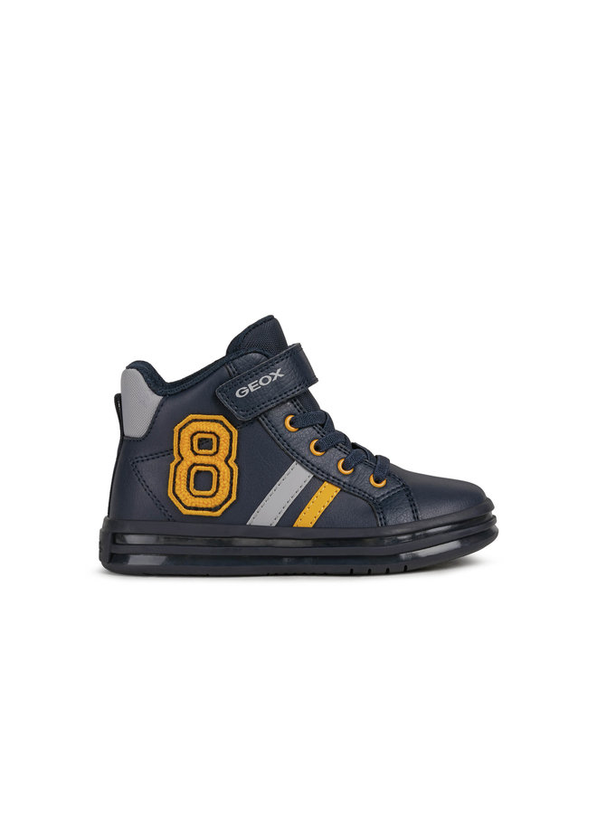 Geox J Pawnee Boy - Navy/Yellow