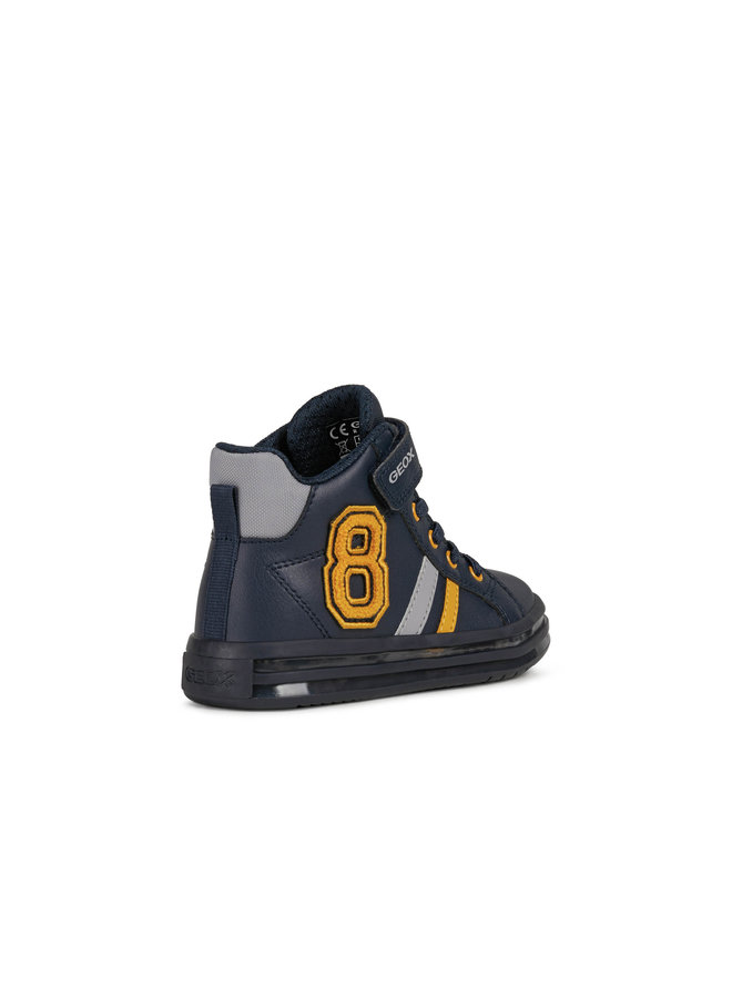 Geox J Pawnee Boy - Navy/Yellow