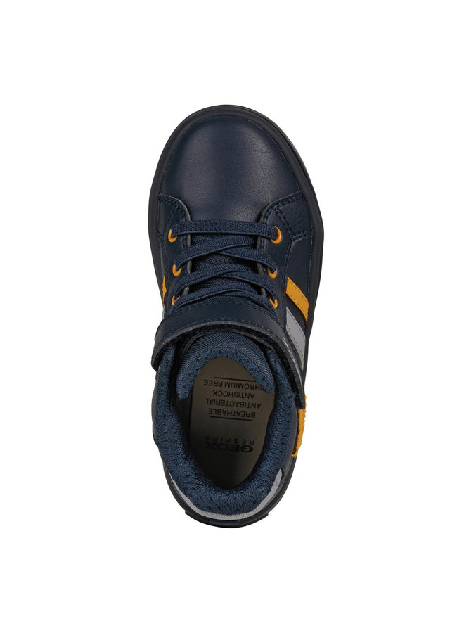 Geox J Pawnee Boy - Navy/Yellow