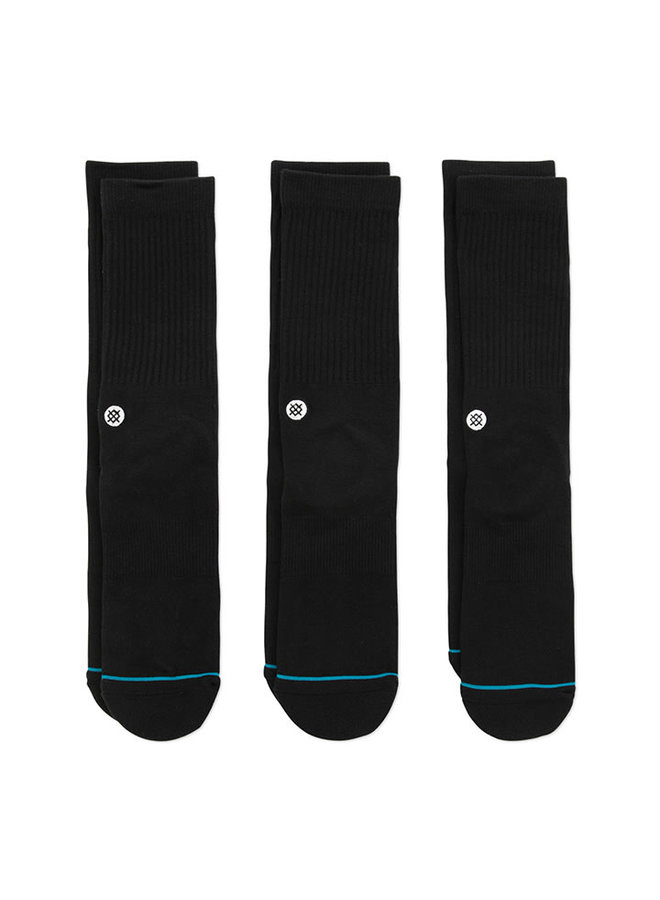 Stance icon 3 pack black