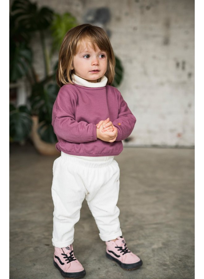 Mundo Melocoton Baggy Corduroy Baby Creme