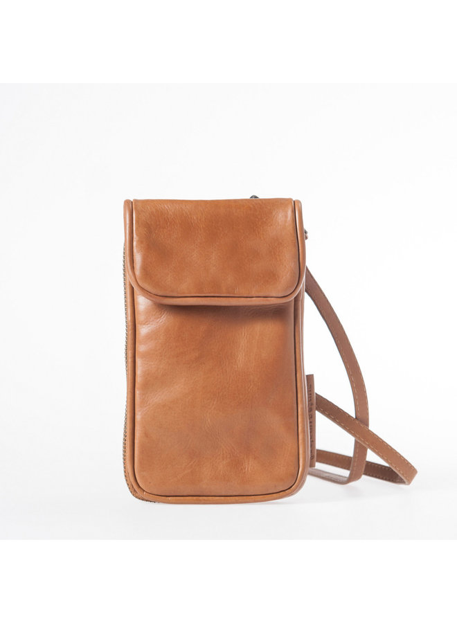 Aunts & Uncles 20021-1 Cloudberry Phone Bag Cognac