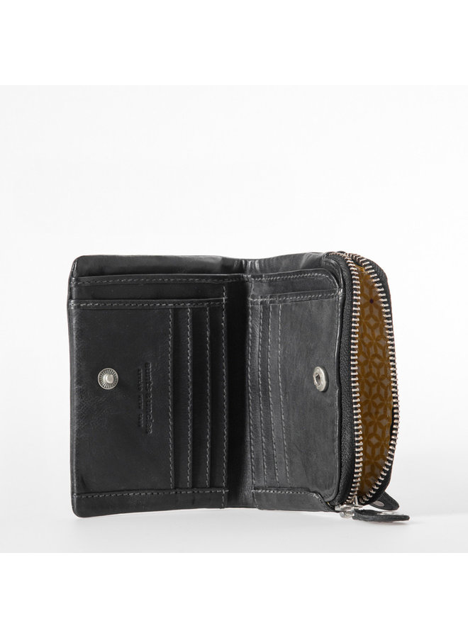 Aunts & uncles Cherry JB Jet Black Wallet