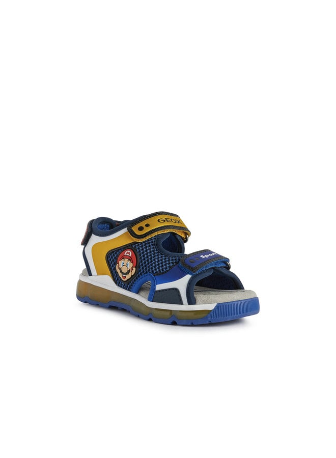 Geox Sandal J.S. Android Boy/Unisex Royal/Yellow
