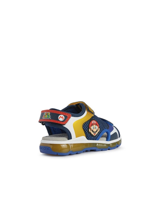 Geox Sandal J.S. Android Boy/Unisex Royal/Yellow