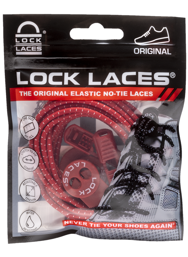 Lock Laces - Classic - Red