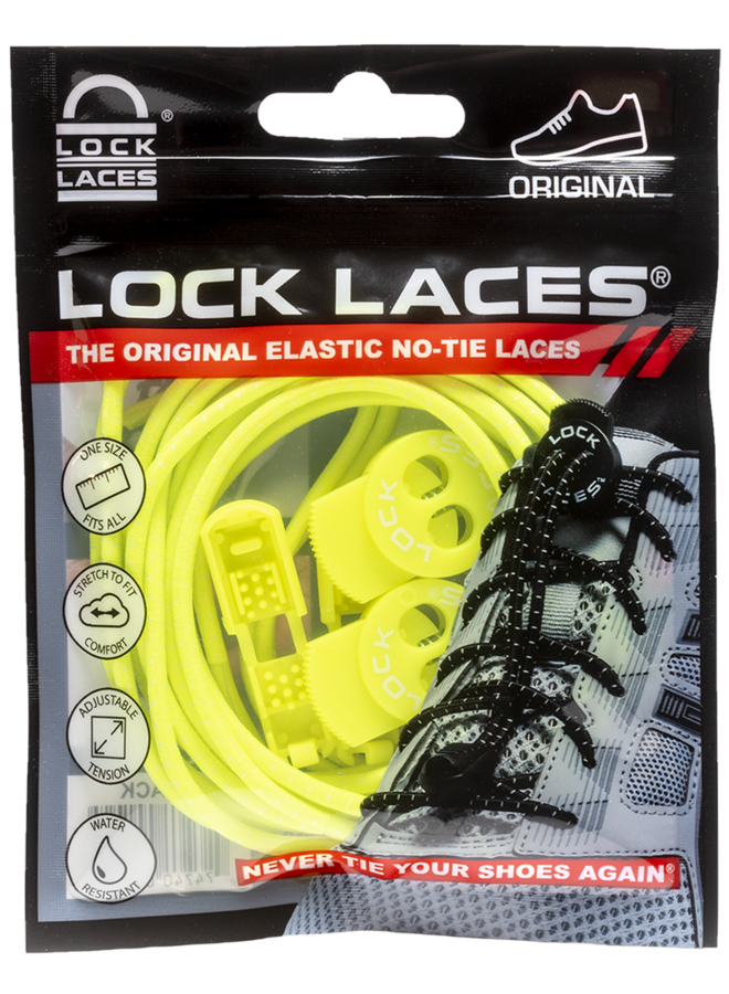 Lock Laces - Classic - Neon Yellow