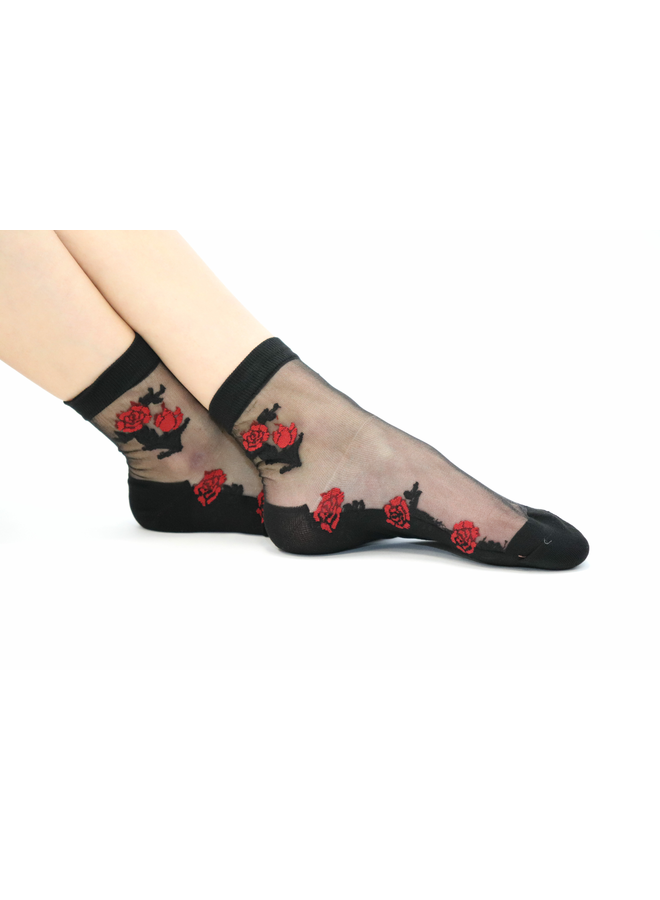 Yuko B YB 400095 Camelia black / red