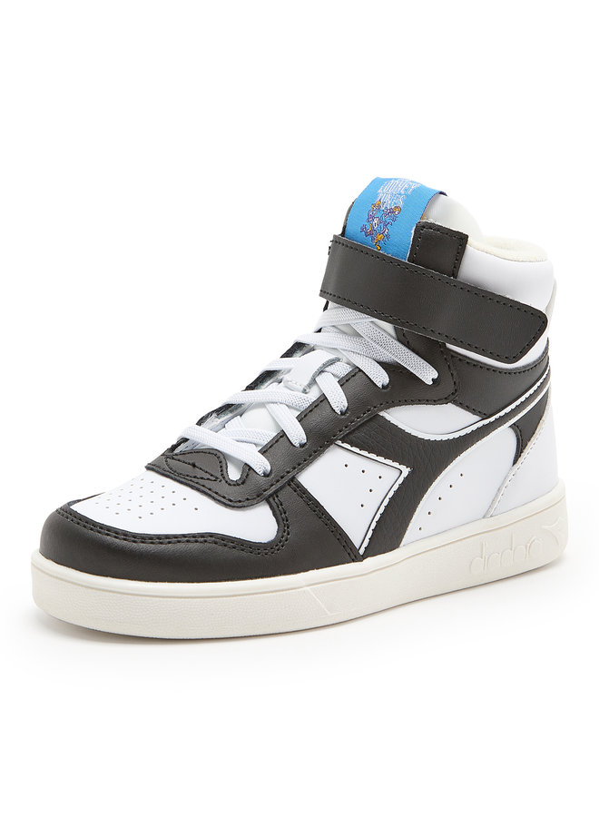 Diadora C0641 Magic Basket Mid Sylvester PS Black/White