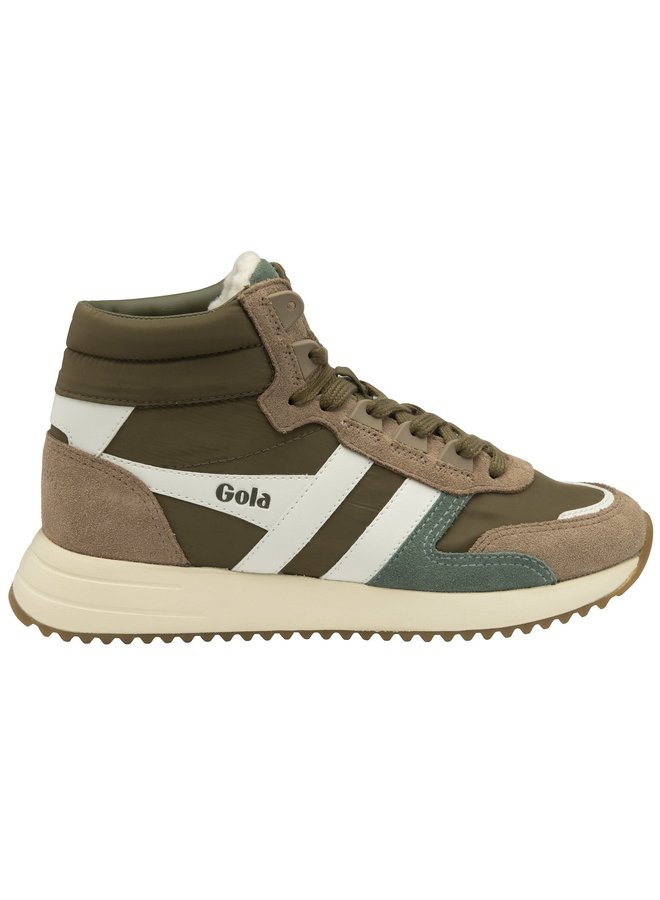 Gola Chicago High Khaki/Cappuccino/Off White