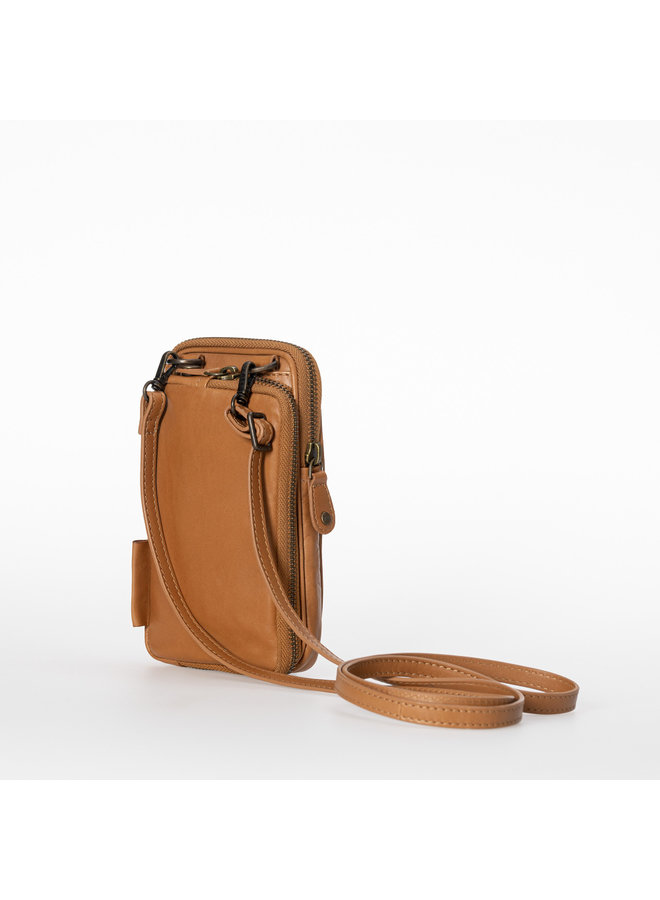 Aunts and Uncles Prune Phone Bag Cognac