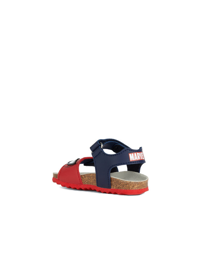 Geox B Sandal Chalki Dark Navy/Red