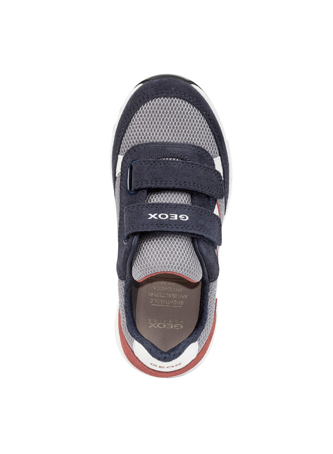 Geox J Alben Sneaker Light Grey/Navy