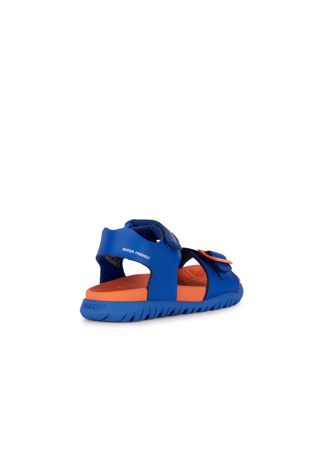 Geox J Sandal Fusbetto Royal/Orange