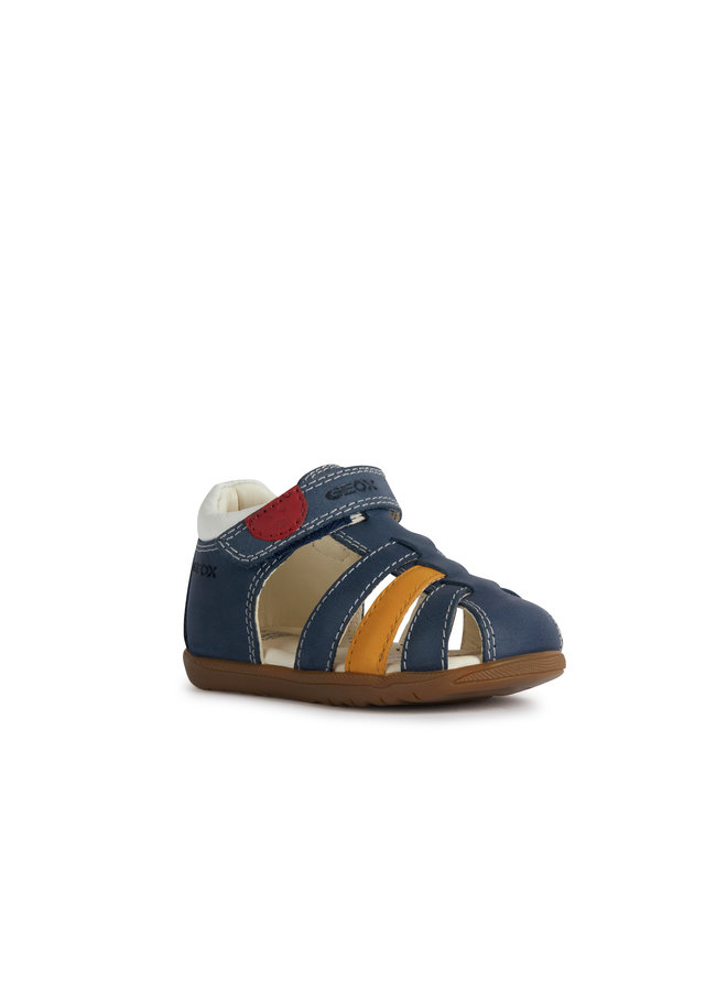 Geox B Sandal Macchia Navy/Dark Yellow