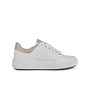 Geox D Dalyla White/Champagne Sneaker Woman
