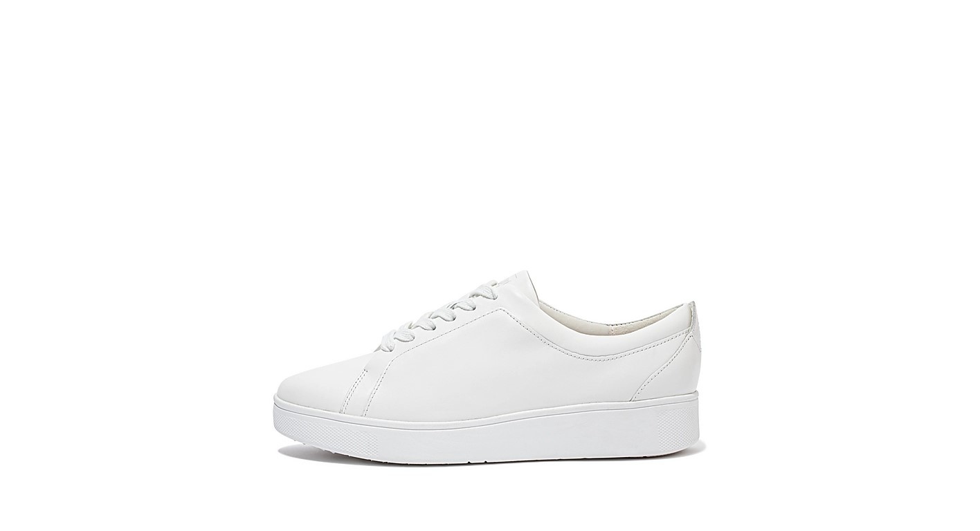 FitFlop Rally Elastic Tumbled-Leather Slip-On Sneakers | Zappos.com