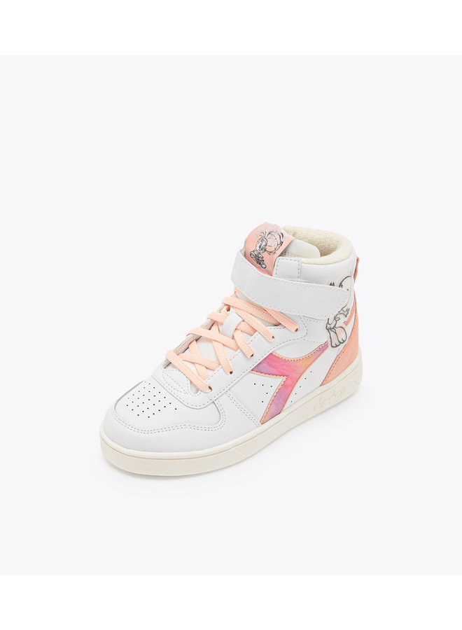 Diadora Magic Basket Mid Tweety PS White/Peach Melba