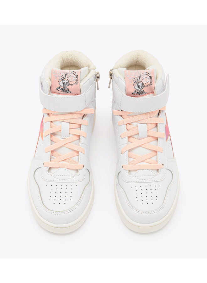 Diadora Magic Basket Mid Tweety PS White/Peach Melba