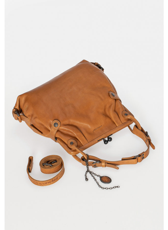 Aunts & Uncles Mrs. TeaCake/LB Crossover Bag - Clip Caramel