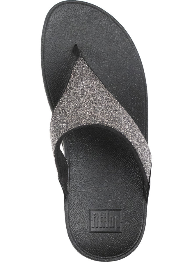 FitFlop Lulu Opul Toe-Post Sandals All Black