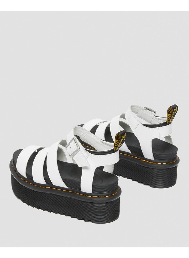 Dr. Martens Blaire Quad White Hydro Leather