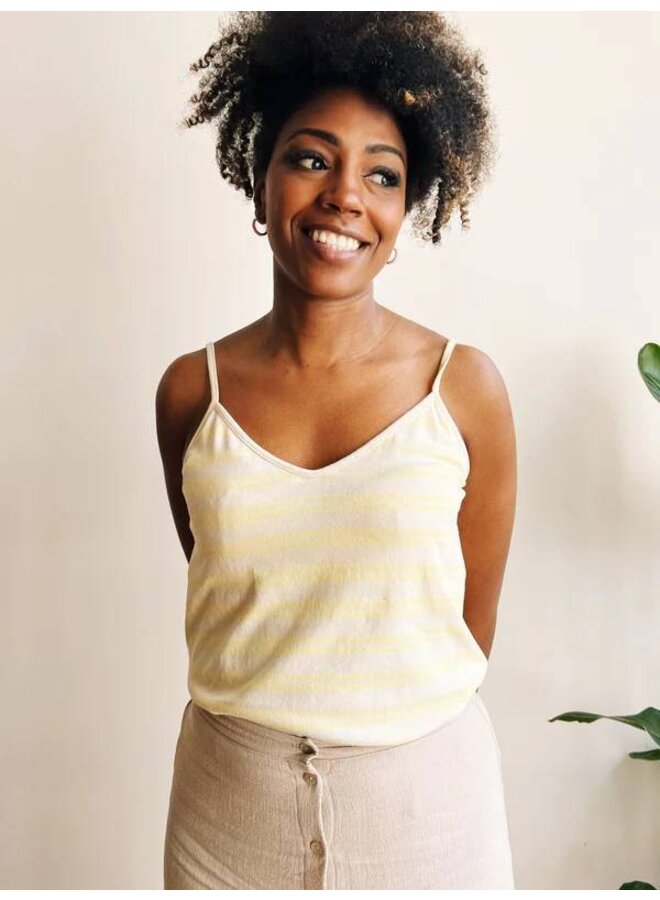 Dão Top Yori Lemon Stripes