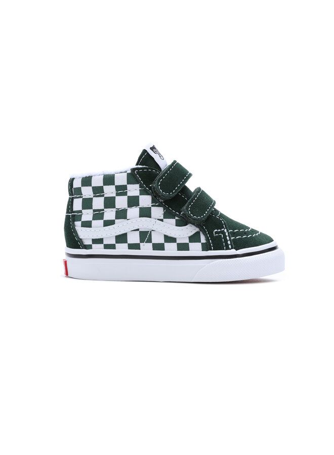 Vans Toddler SK8-Mid Checkerboard Green