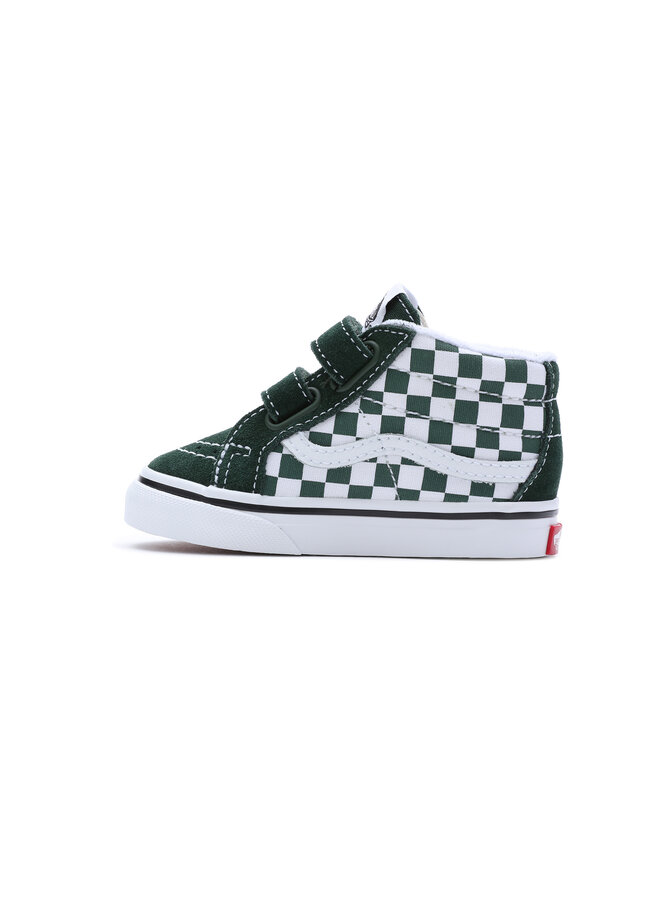 Vans Toddler SK8-Mid Checkerboard Green