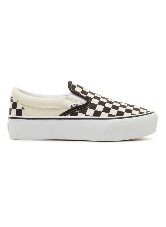 Vans Classic Slip-On Platform Black/White Checkerboard