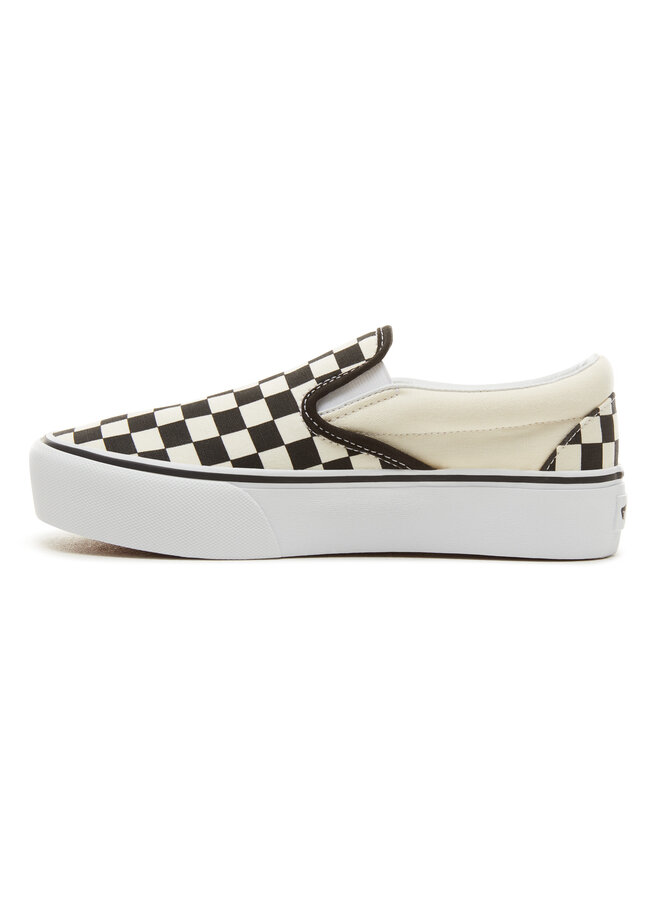 Vans Classic Slip-On Platform Black/White Checkerboard
