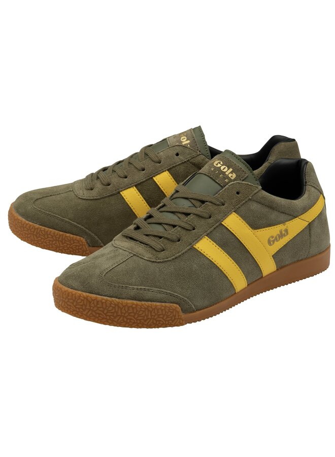 Gola CMA192XY Harrier Suede Khaki/Sun/Black