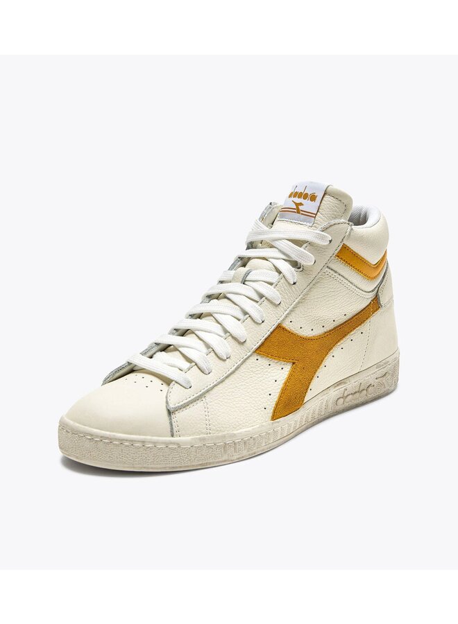 Diadora Game L High Waxed Suede Pop White/Calendula