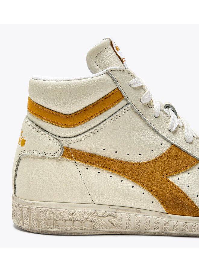 Diadora Game L High Waxed Suede Pop White/Calendula