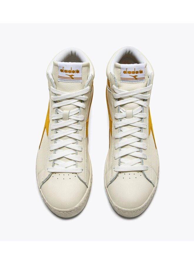 Diadora Game L High Waxed Suede Pop White/Calendula