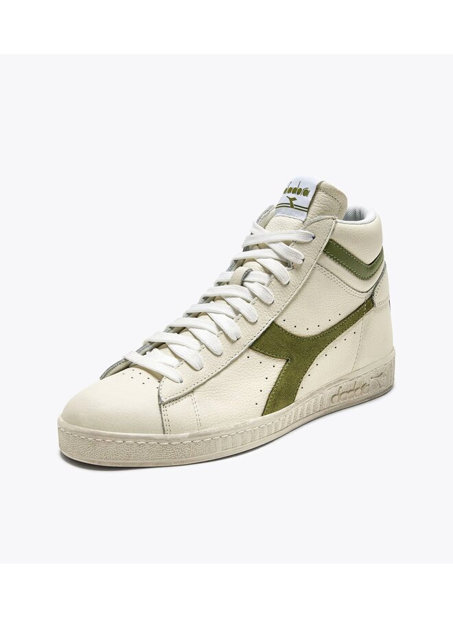 Diadora Game L High Waxed Suede Pop White/Fern