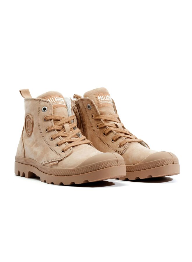 Palladium Pampa Hi Zip WL Nude Brown