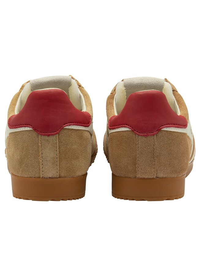 Gola CLB538TW Elan Caramel/Off White/ Deep Red