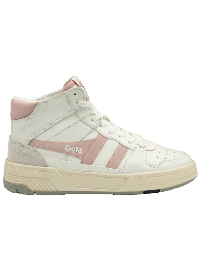 Gola Allcourt High White/Chalk Pink