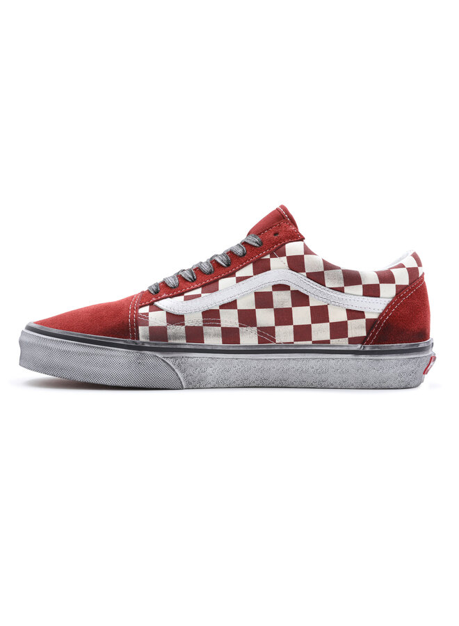 Vans Old Skool Stressed Red/White