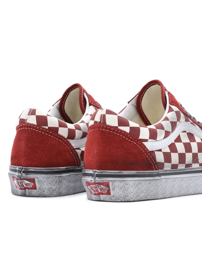 Vans Old Skool Stressed Red/White