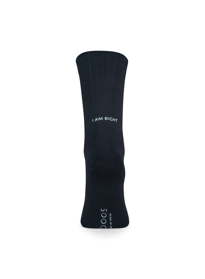 Xpooos Socks Unisex Essential basics Black 80001
