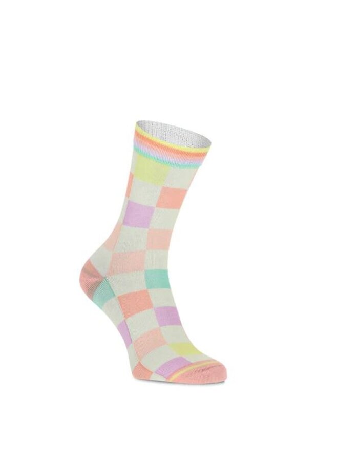 Xpooos & C Sock checkerboard madness 73016