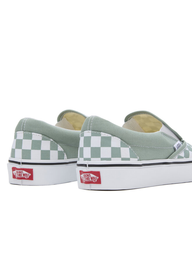 Vans Classic Slip-on Checkerboard Iceberg green