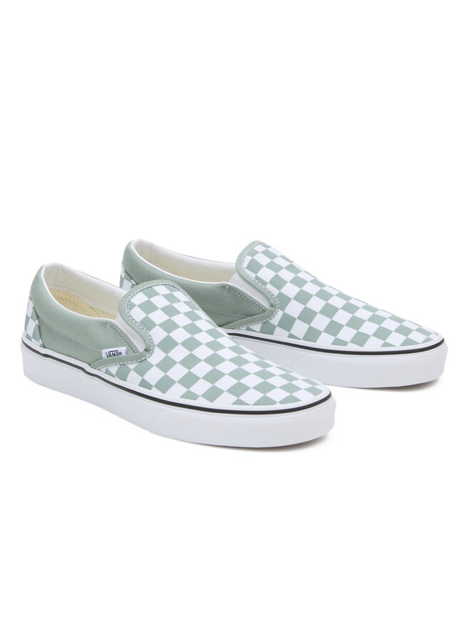 Vans Classic Slip-on Checkerboard Iceberg green