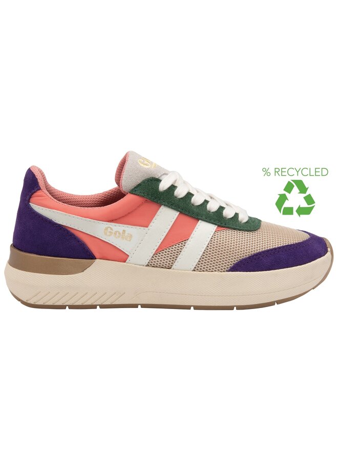 Gola Raven Wheat/CoralPink/RoyalPurple