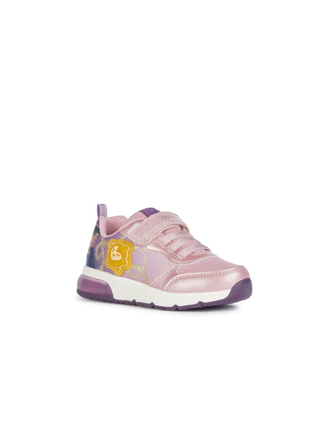 Geox J458VA Pink/Prune sneaker