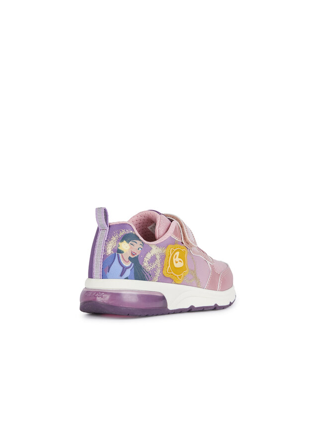 Geox J458VA Pink/Prune sneaker