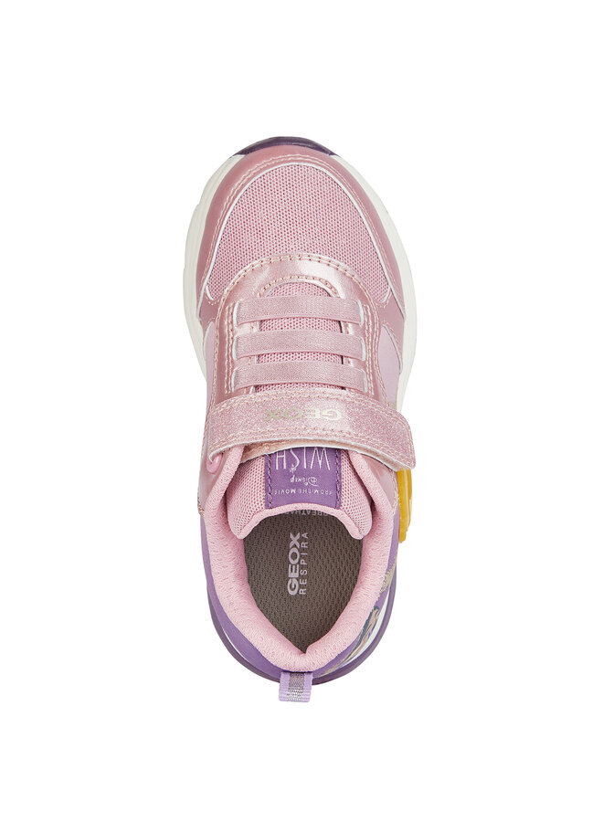 Geox J458VA Pink/Prune sneaker