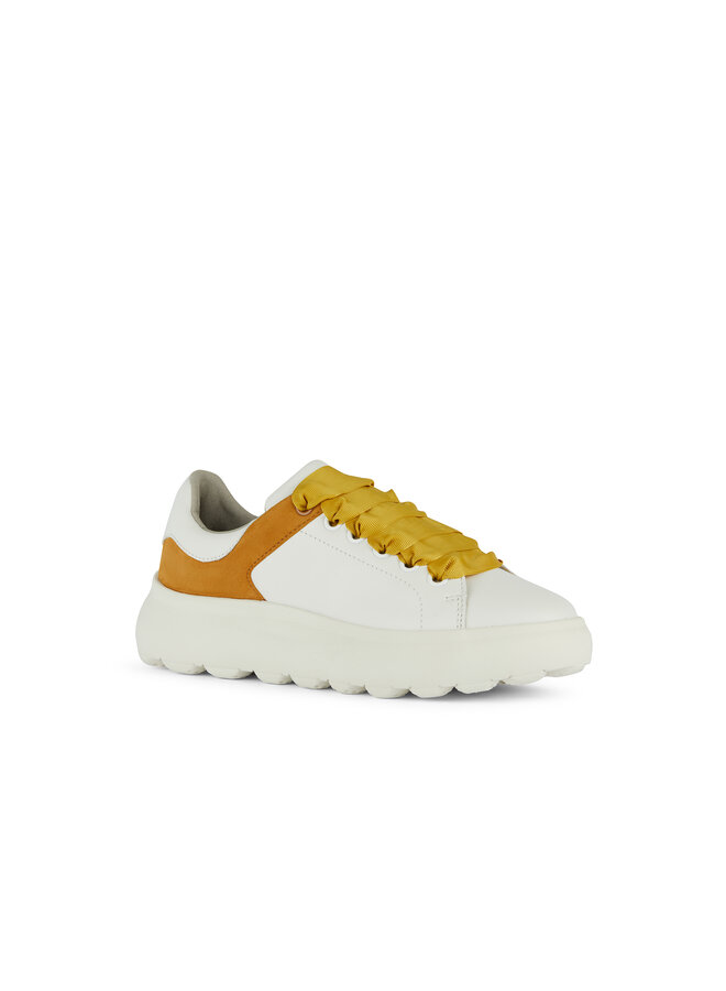 Geox D Spherica EC4.1 White/Cognac